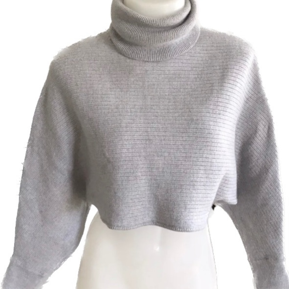 Aritzia Wilfred Free Naomi Cropped Wool Sweater - M
